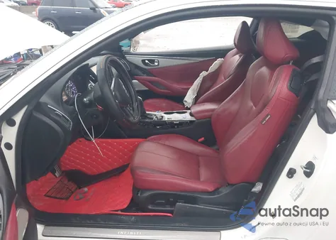 2018 Infiniti Q60 3.0T Red Sport 400 from USA, damaged, VIN JN1FV7EL1JM630694